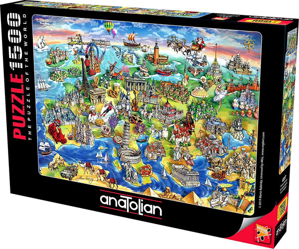 Anatolian - European World Jigsaw Puzzle (1500 Pieces)