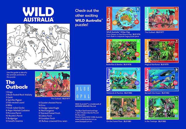 Blue Opal - Wild Australia The Outback Jigsaw Puzzle (100 Pieces)