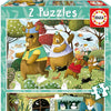 Educa - 2x20p Forest Tales Jigsaw Puzzle (40 Pieces)