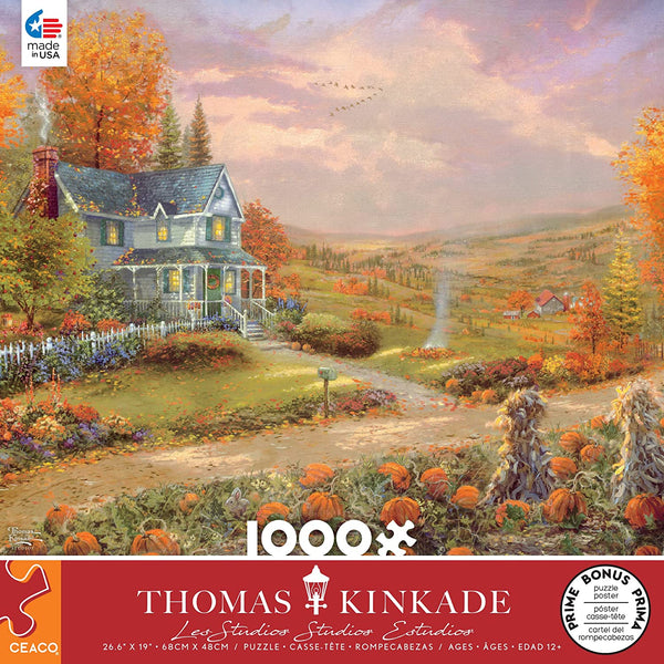 Ceaco - Autumn at Apple Hill by Thomas Kinkade Jigsaw Puzzle (1000 Pieces)