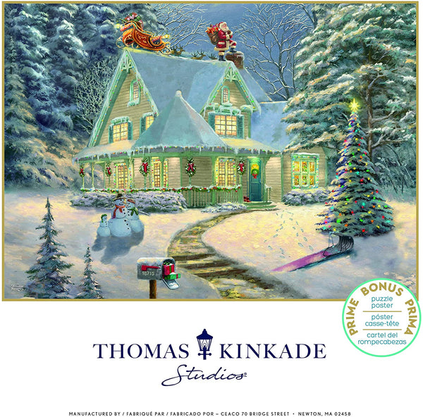 Ceaco - Holiday Midnight Delivery by Thomas Kinkade Jigsaw Puzzle (1000 Pieces)