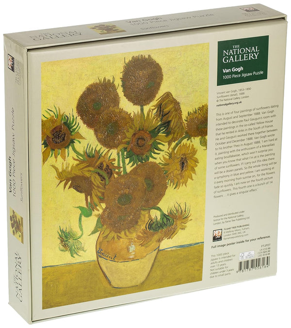 Flame Tree Studio - Sunflowers by Vincent Van Gogh Jigsaw Puzzle (1000 Pieces)