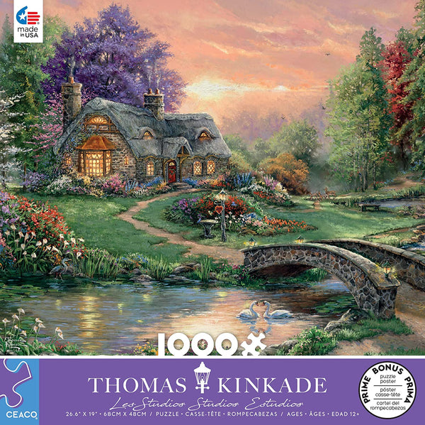 Ceaco - Sweetheart Retreat by Thomas Kinkade Jigsaw Puzzle (1000 Pieces)