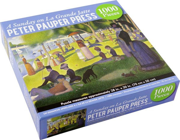 Peter Pauper Press - A Sunday on La Grande Jatte by Georges Seurat Jigsaw Puzzle (1000 Pieces)