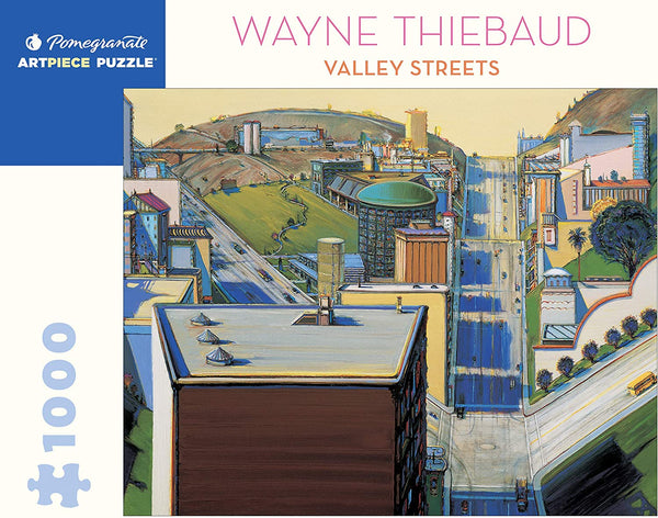 Pomegranate - Valley Streets by Wayne Thiebaud Jigsaw Puzzle (1000 Pieces)