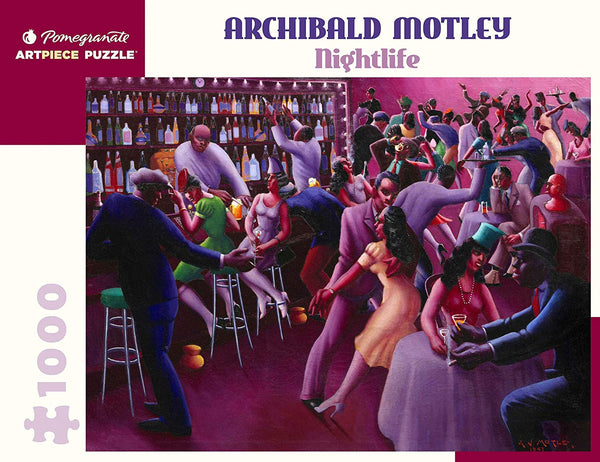 Pomegranate - Nightlife by Archibald Motley Jigsaw Puzzle (1000 Pieces)