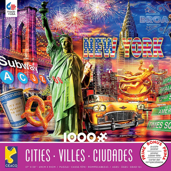 Ceaco - Cities Collection New York 1000 Piece Jigsaw Puzzle