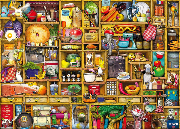 Ravensburger - The Kitchen Cupboard by Colin Thompson Jigsaw Puzzle (1000 Pieces)