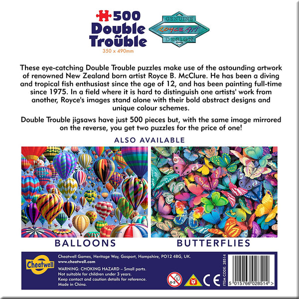 Cheatwell Games - Double-trouble Clownfish by Royce McClure Jigsaw Puzzle (500 Pieces)