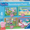 Ravensburger Peppa Pig Four Seasons 4 in Box (12, 16, 20, 24 Pieces) Jigsaw Puzzles for Kids Age 3 Years Up