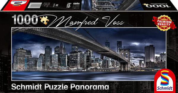 Schmidt - New York Dark Night by Manfred Voss Jigsaw Puzzle (1000 Pieces)