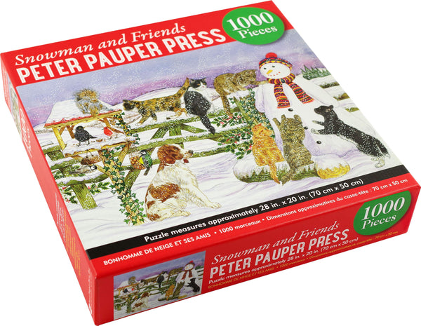 Peter Pauper Press - Snowman and Friends Jigsaw Puzzle (1000 Pieces)