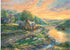 Ceaco - Daybreak at Emerald Valley by Thomas Kinkade Jigsaw Puzzle (1000 Pieces)