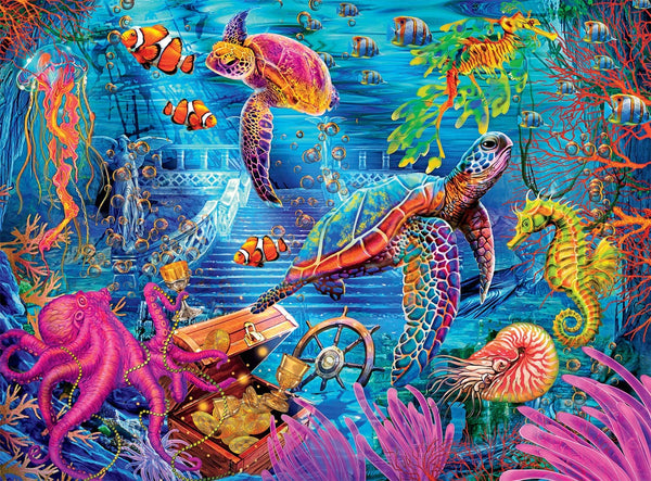 Buffalo Games - Colorful Ocean - 1000 Piece Jigsaw Puzzle