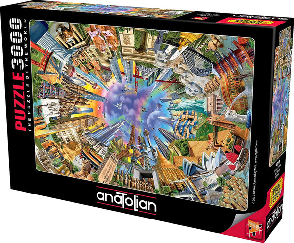 Anatolian - 360 World by Adrian Chesterman Jigsaw Puzzle (3000 Pieces)