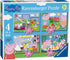 Ravensburger - Peppa Pig 4 in a Box (12, 16, 20, 24pc) Fun Days Out Jigsaw Puzzles