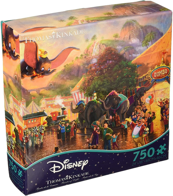 Ceaco Thomas Kinkade - The Disney Collection - Disney's Dumbo Puzzle, 750 Pieces