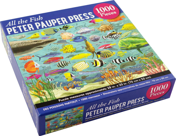 Peter Pauper Press - All The Fish Jigsaw Puzzle (1000 Pieces)