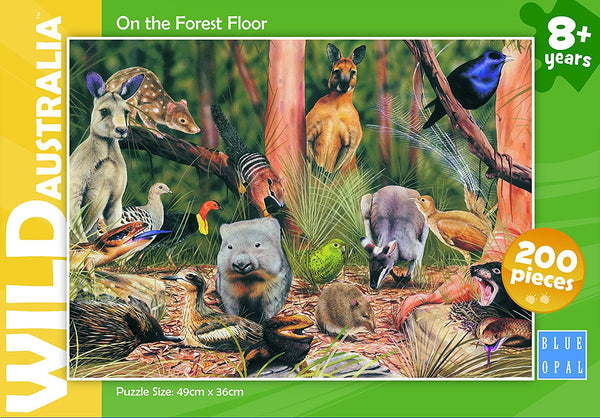 Blue Opal - Wild Australia On the Forest Floor 200 Pieces Puzzle BL01981