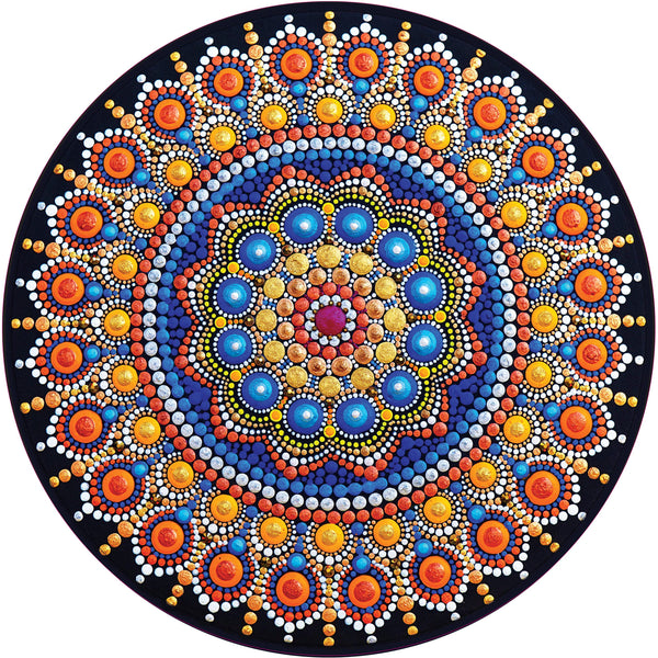 Peter Pauper Press - Magical Mandala Round Jigsaw Puzzle (1000 Pieces)