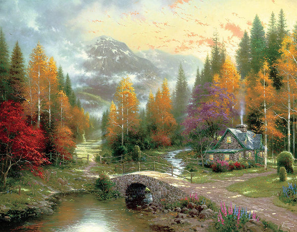 Ceaco - 4-in-1 Multi-Pack (4 x 500pc) Classic Collection by Thomas Kinkade Jigsaw Puzzle (2000 Pieces)