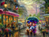 Ceaco - Mickey Minnie in Paris Disney by Thomas Kinkade Jigsaw Puzzle (750 Pieces)