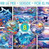 Ceaco - Seaside 8-in-1 (2x300, 4x500, 1x750, 1x1000pc) Jigsaw Puzzle (4350 Pieces)