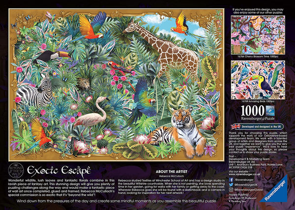 Ravensburger - Exotic Escape Jigsaw Puzzle (1000 Pieces)