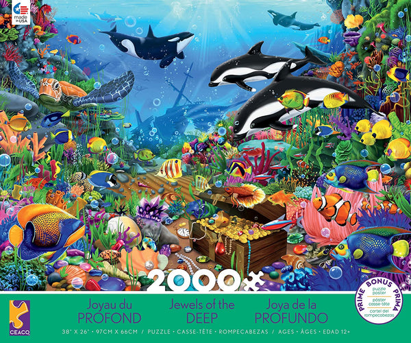 Ceaco Jewels of The Deep Jigsaw Puzzle (2000 Pieces)