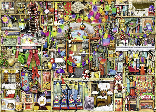 Ravensburger - Colin Thompson - Curious Cupboards No. 4 The Christmas Cupboard Jigsaw Puzzles (1000 Pieces)