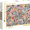 Clementoni - Stamps - 1000 Piece Jigsaw Puzzle