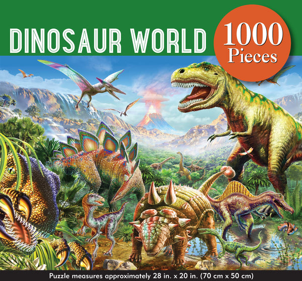 Peter Pauper Press - Dinosaur World Jigsaw Puzzle (1000 Pieces)