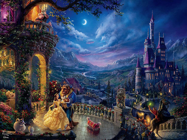 Ceaco Thomas Kinkade Disney's Beauty & The Beast 300 Piece XL Jigsaw Puzzle