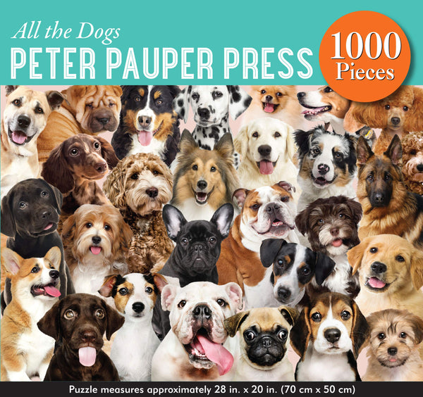 Peter Pauper Press - All the Dogs Jigsaw Puzzle (1000 Pieces)