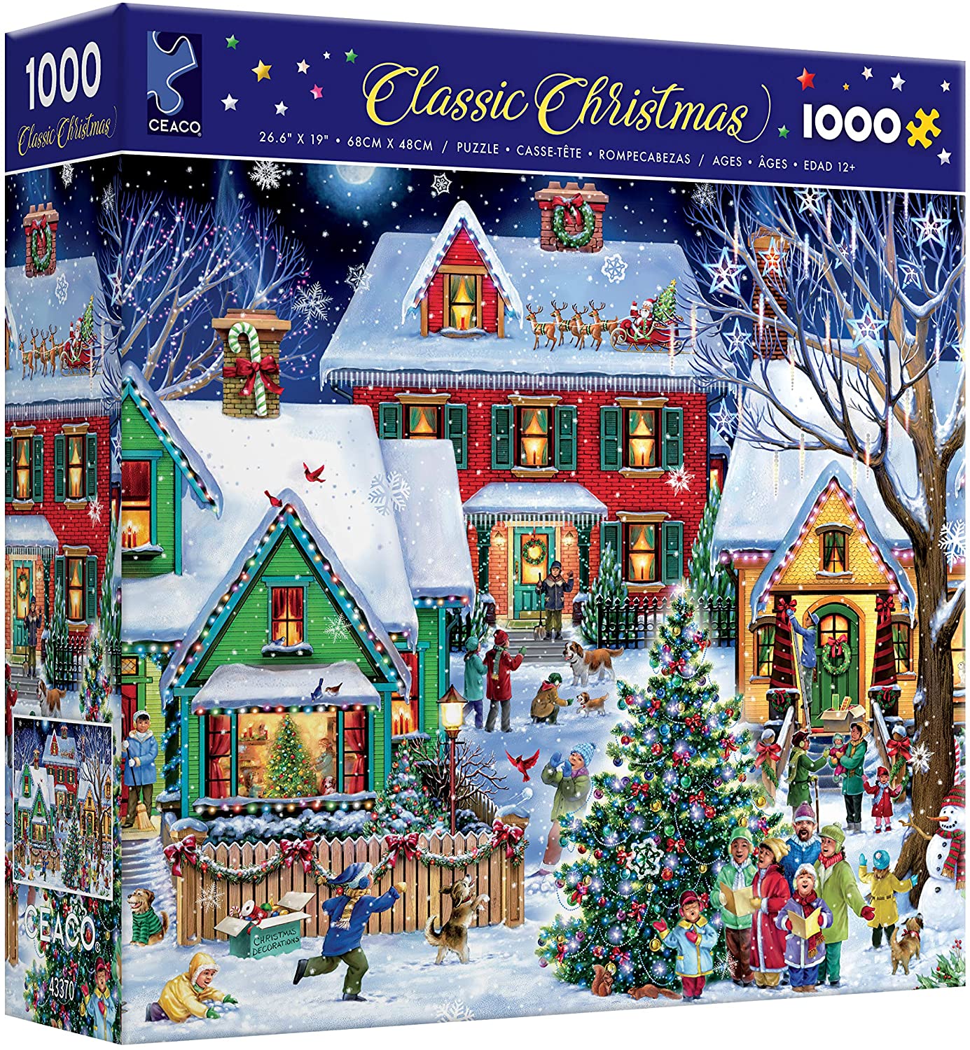 Piatnik Vintage Christmas Village Puzzle Jigsaw (1000 Piece)