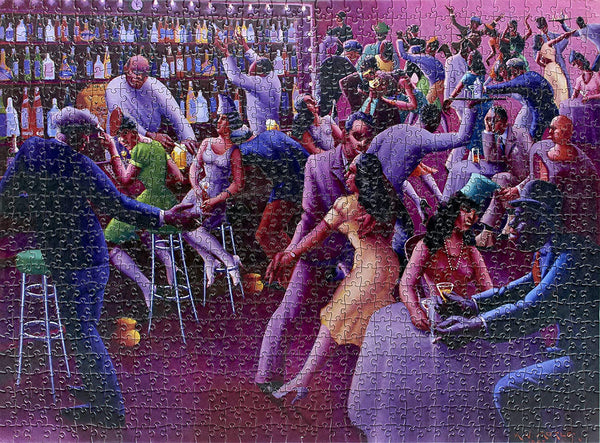 Pomegranate - Nightlife by Archibald Motley Jigsaw Puzzle (1000 Pieces)