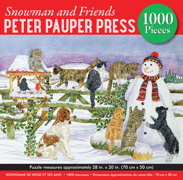 Peter Pauper Press - Snowman and Friends Jigsaw Puzzle (1000 Pieces)