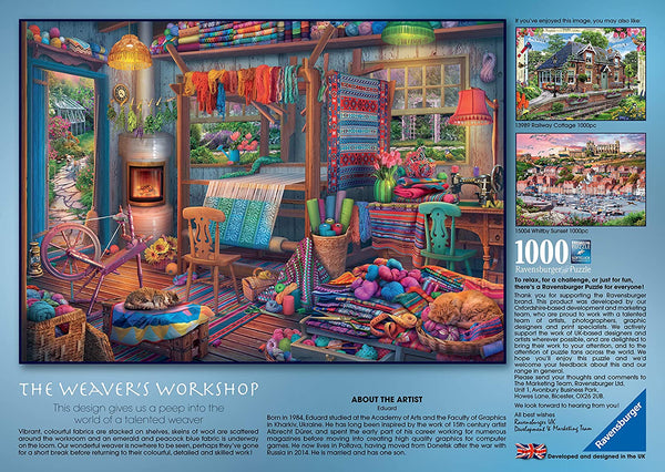 Ravensburger - Weaver's Workshop Jigsaw Puzzle (1000 Pieces)