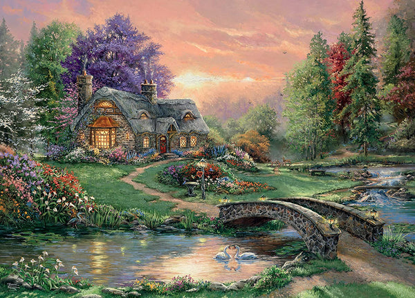 Ceaco - Sweetheart Retreat by Thomas Kinkade Jigsaw Puzzle (1000 Pieces)