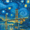 Peter Pauper Press - San Francisco Starry Night Jigsaw Puzzle (500 Pieces)