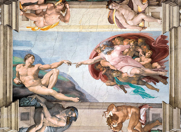 Clementoni - The Creation of Man by Michelangelo Jigsaw Puzzle (1000 Pieces)