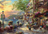 Ceaco - French Riviera Cafe by Thomas Kinkade Jigsaw Puzzle (1000 Pieces)