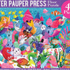 Peter Pauper Press - Mermaid Adventure Kids' Floor Puzzle Jigsaw Puzzle (48 Pieces)