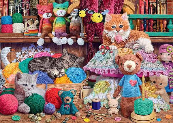 Ravensburger - Knitty Kitty Jigsaw Puzzle (1000 Pieces)