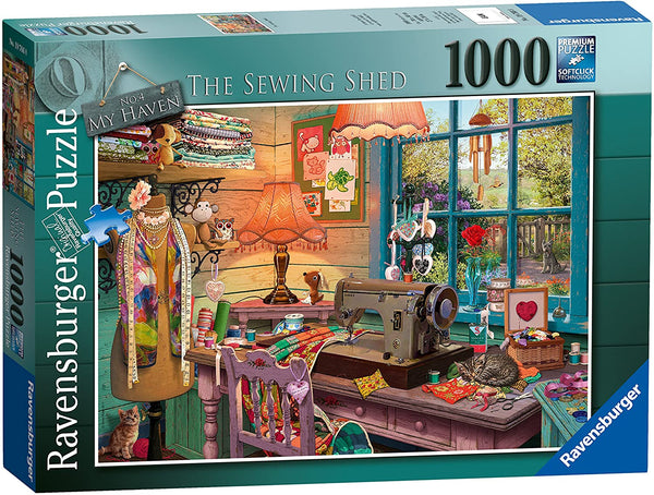 Ravensburger - My Haven No 2 The Sewing Shed Jigsaw Puzzle (1000 Pieces)