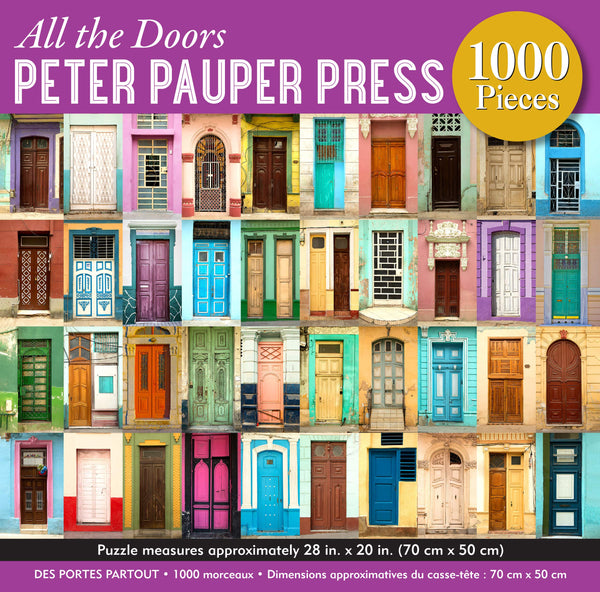 Peter Pauper Press - All the Doors Jigsaw Puzzle (1000 Pieces)