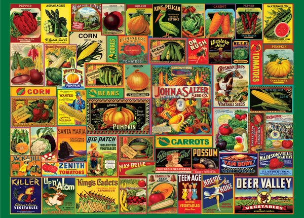 Peter Pauper Press - Vintage Seed Packets Jigsaw Puzzle (1000 Pieces)