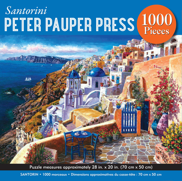 Peter Pauper Press - Santorini Jigsaw Puzzle (1000 Pieces)