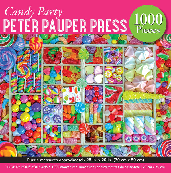 Peter Pauper Press - Candy Party Jigsaw Puzzle (1000 Pieces)