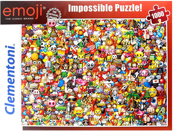 Clementoni - Impossible Emoji Jigsaw Puzzle (1000 Pieces) 39388